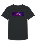 Abstract 2 Tricou mânecă scurtă guler larg Bărbat Skater