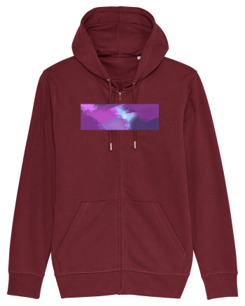 Abstract 3 Burgundy