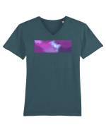 Abstract 3 Tricou mânecă scurtă guler V Bărbat Presenter