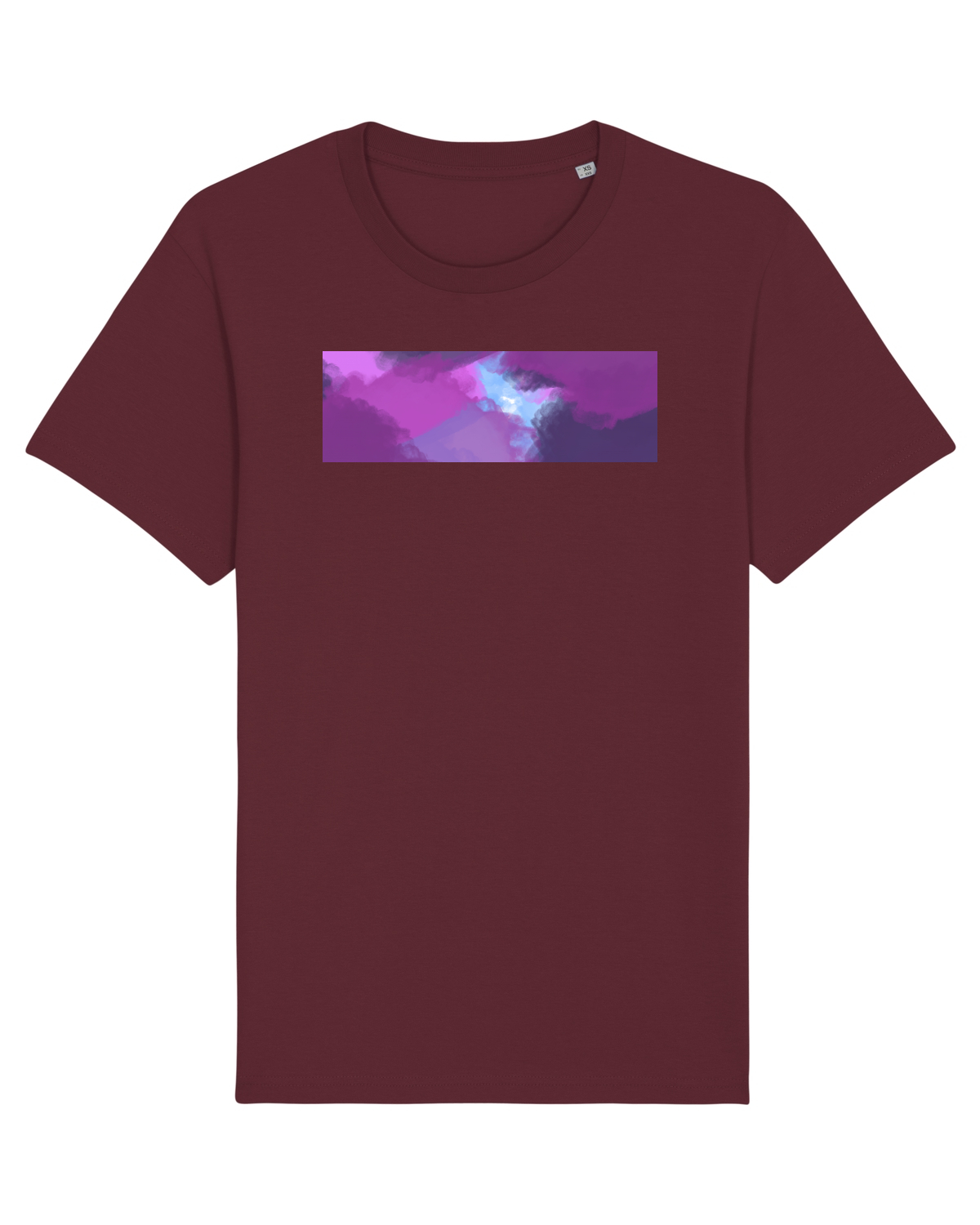 Tricou mânecă scurtă Unisex Rocker Burgundy