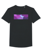Abstract 3 Tricou mânecă scurtă guler larg Bărbat Skater
