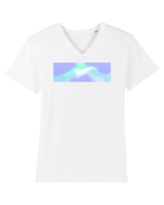 Abstract 4 Tricou mânecă scurtă guler V Bărbat Presenter