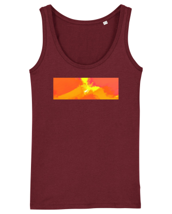Abstract 5 Burgundy