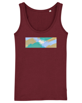 Abstract 6 Burgundy