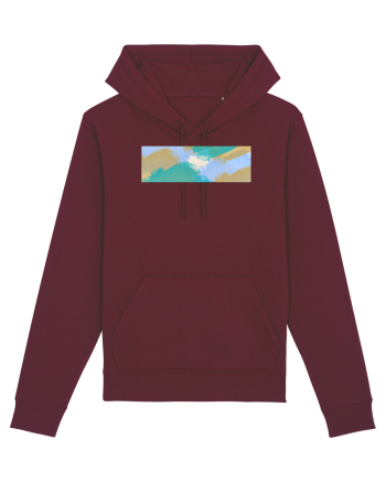 Abstract 6 Burgundy