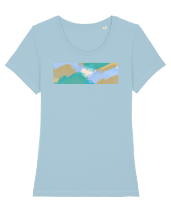 Abstract 6 Sky Blue