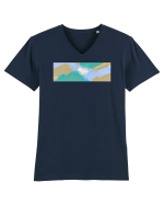 Abstract 6 Tricou mânecă scurtă guler V Bărbat Presenter