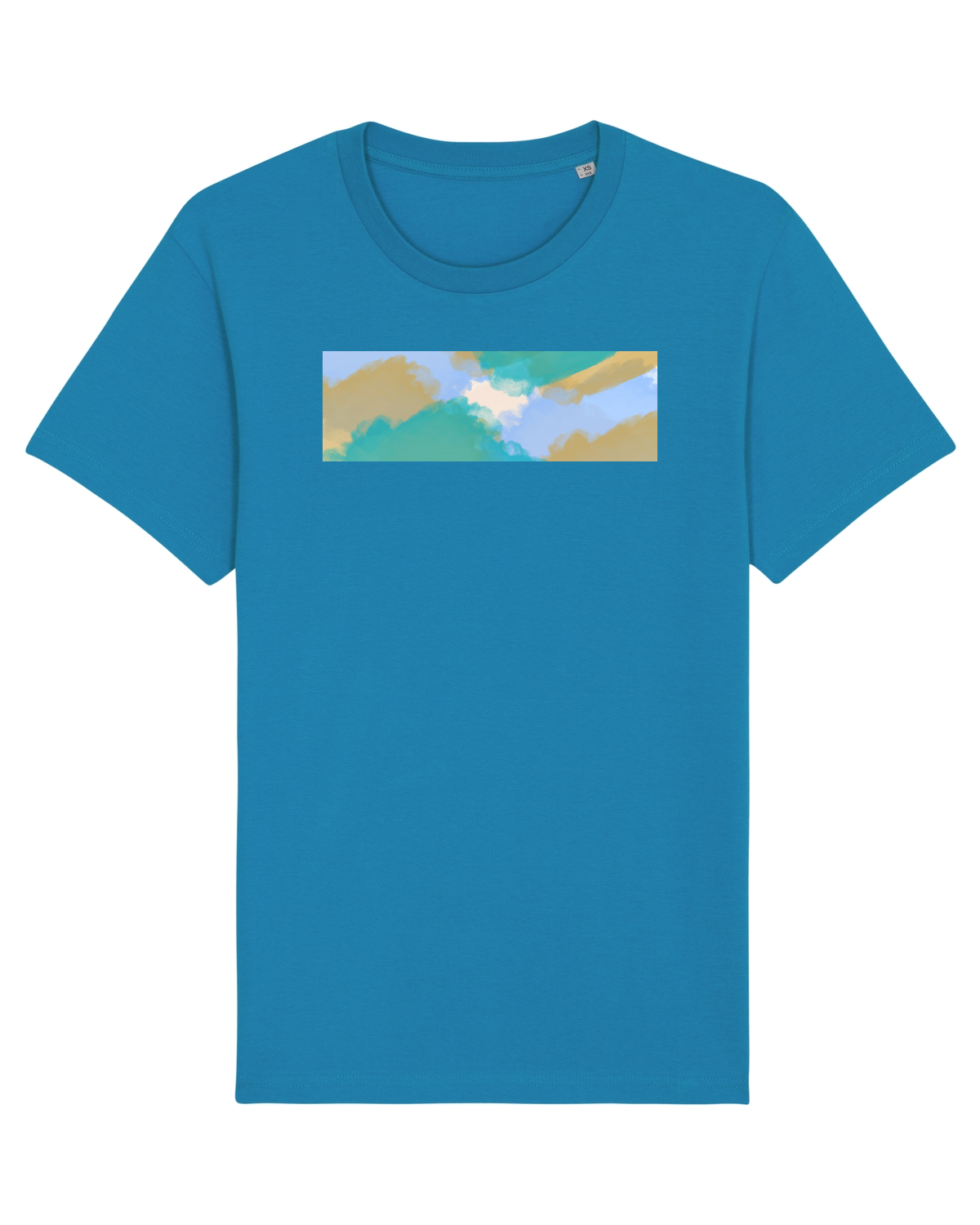 Tricou mânecă scurtă Unisex Rocker Azur