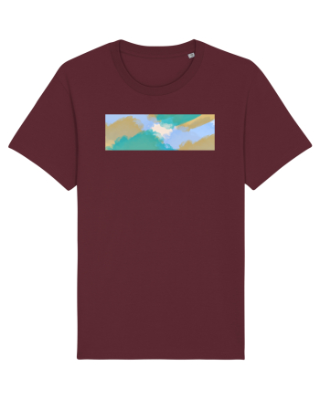 Abstract 6 Burgundy