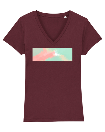 Abstract 8 Burgundy