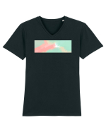 Abstract 8 Tricou mânecă scurtă guler V Bărbat Presenter