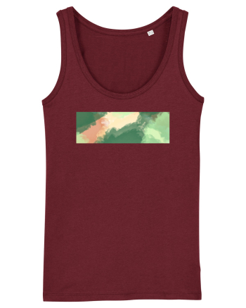 Abstract 9 Burgundy