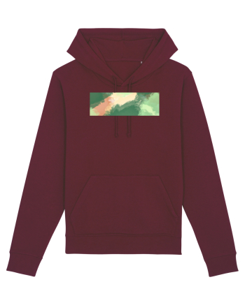 Abstract 9 Burgundy
