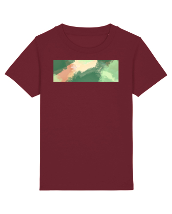 Abstract 9 Burgundy