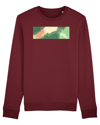 Abstract 9 Burgundy