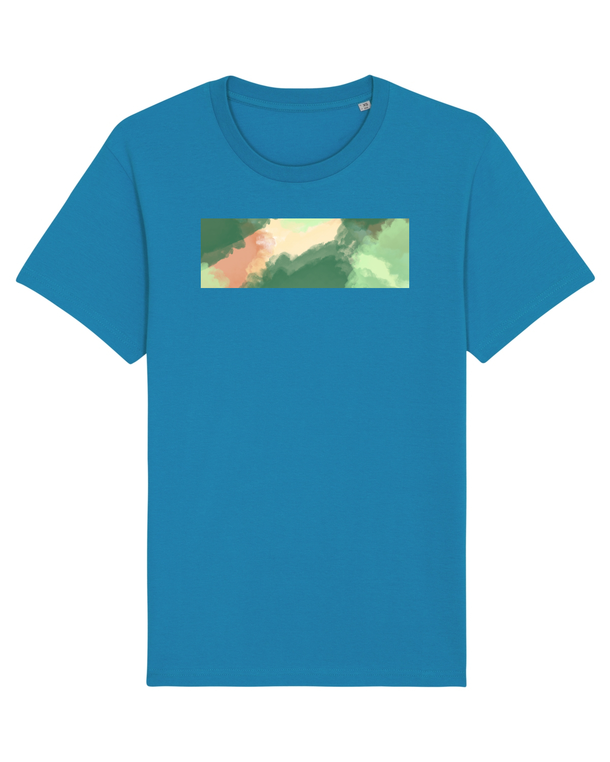 Tricou mânecă scurtă Unisex Rocker Azur