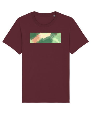 Abstract 9 Burgundy