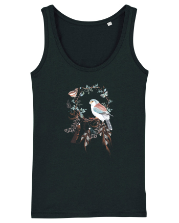 Pasare cu Fluturi în Dreamcatcher Black