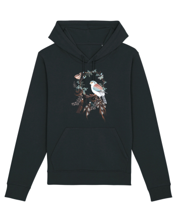 Pasare cu Fluturi în Dreamcatcher Black