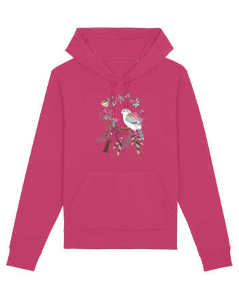 Pasare cu Fluturi în Dreamcatcher Raspberry