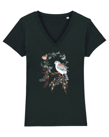 Pasare cu Fluturi în Dreamcatcher Black