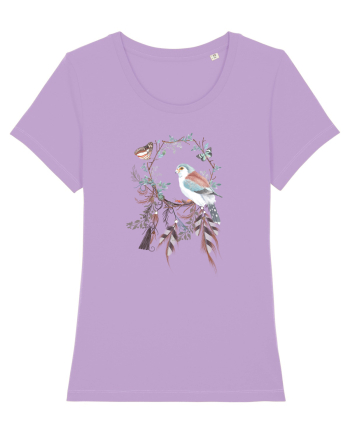 Pasare cu Fluturi în Dreamcatcher Lavender Dawn