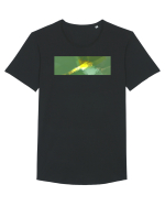 Abstract 10 Tricou mânecă scurtă guler larg Bărbat Skater