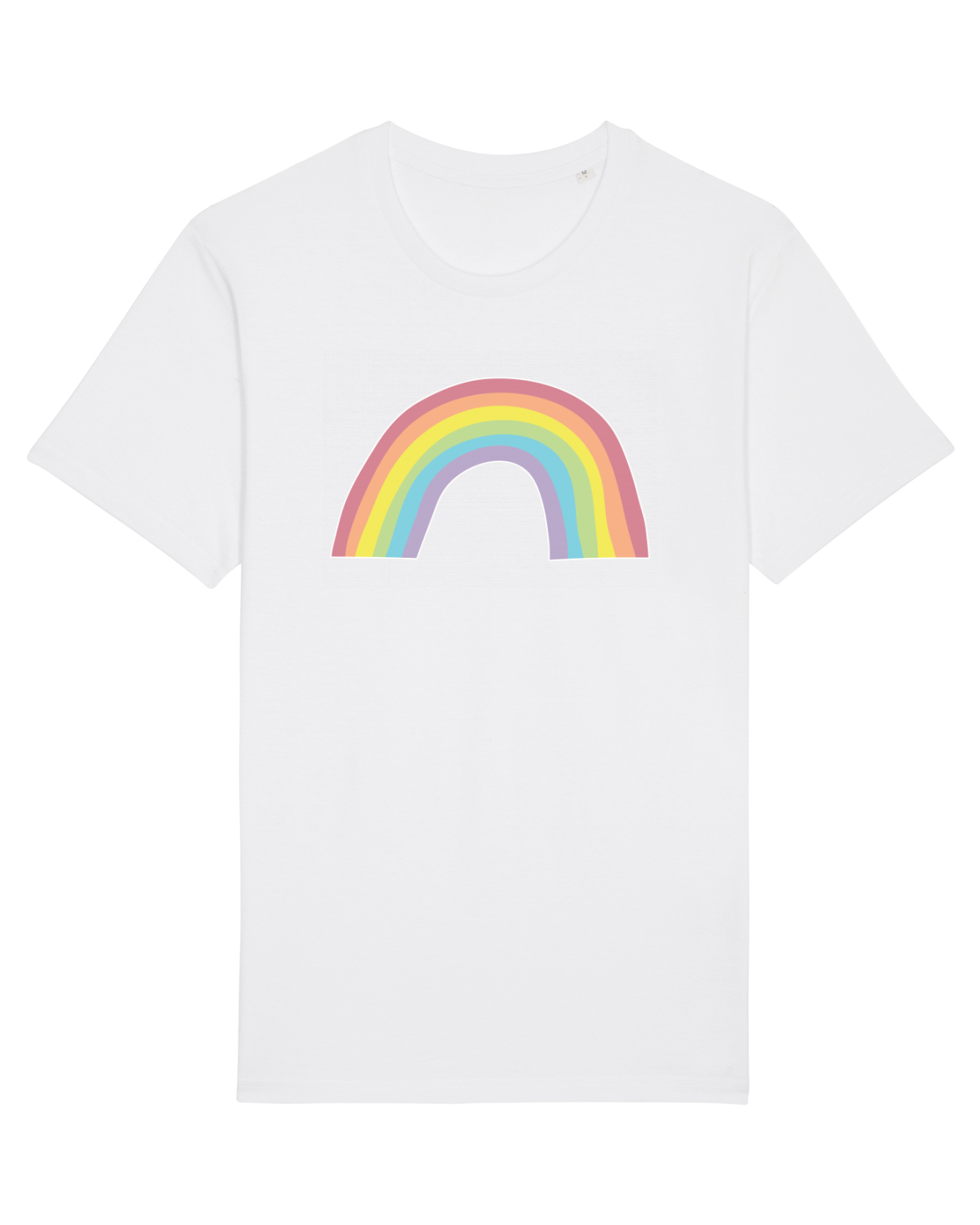 Tricou mânecă scurtă Unisex Rocker White
