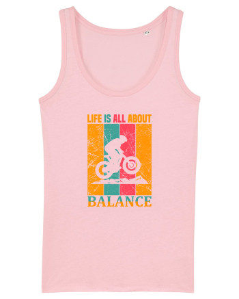 Life Is All About Balance Cotton Pink