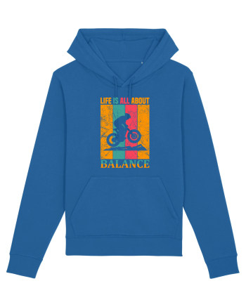 Life Is All About Balance Royal Blue