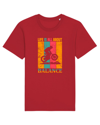 Life Is All About Balance Red