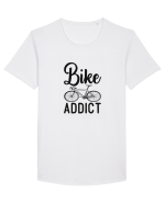 Bike Addict Tricou mânecă scurtă guler larg Bărbat Skater
