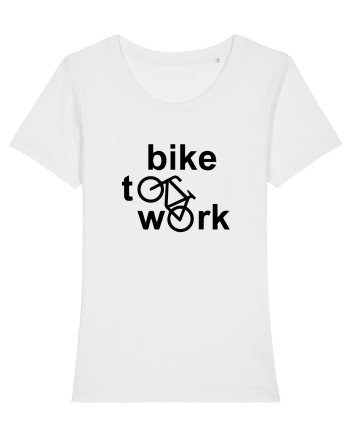 Bike To Work White