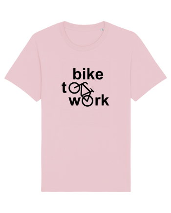 Bike To Work Cotton Pink