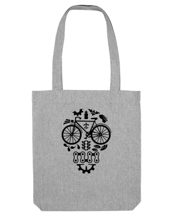Bicycle Skull Heather Grey