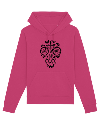 Bicycle Skull Raspberry