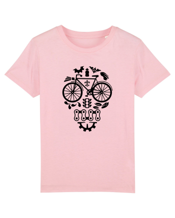 Bicycle Skull Cotton Pink