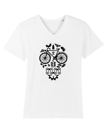 Bicycle Skull White