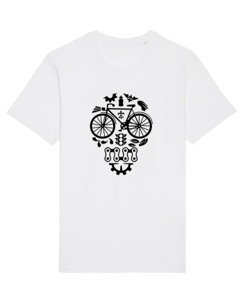 Bicycle Skull White