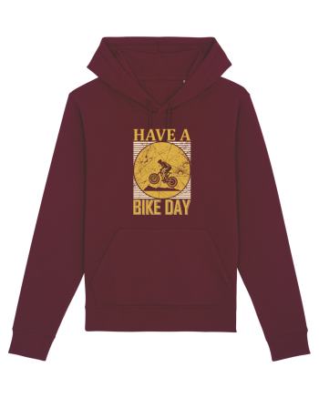 Have a Bike Day Burgundy