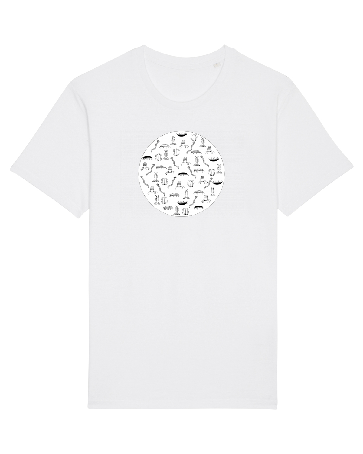 Tricou mânecă scurtă Unisex Rocker White