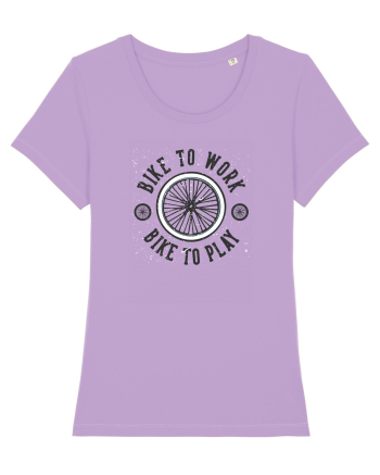Bike to Work Bike to Play Lavender Dawn
