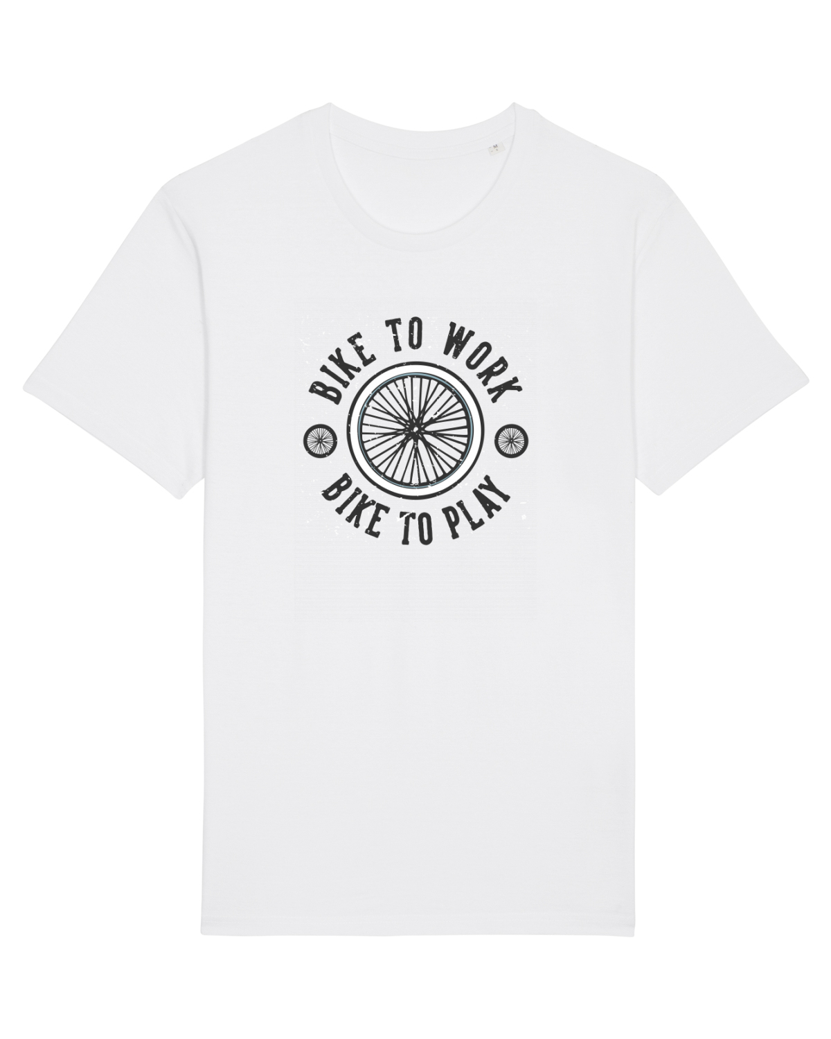 Tricou mânecă scurtă Unisex Rocker White