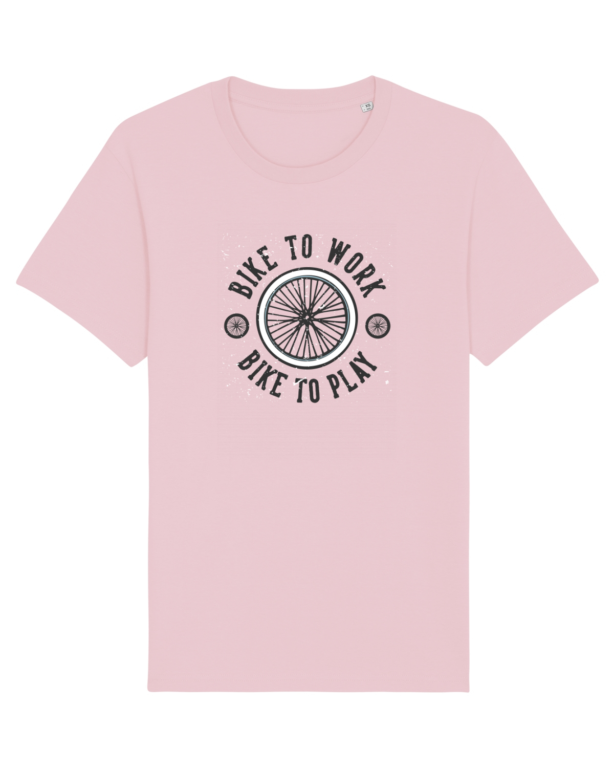 Tricou mânecă scurtă Unisex Rocker Cotton Pink