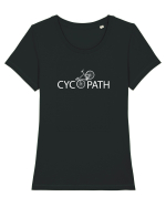 Cycopath Tricou mânecă scurtă guler larg fitted Damă Expresser