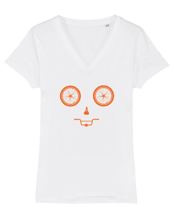 Bicycle Funny Face White