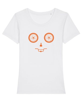Bicycle Funny Face White