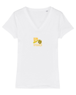 1 Metru și o speranță! Tricou mânecă scurtă guler V Damă Evoker