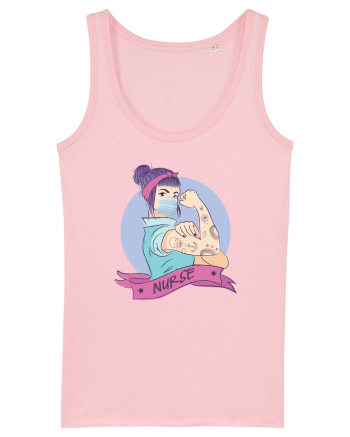 Nurse Tattoo Roz Cotton Pink