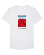 Gem de plăcere Tricou mânecă scurtă guler larg Bărbat Skater